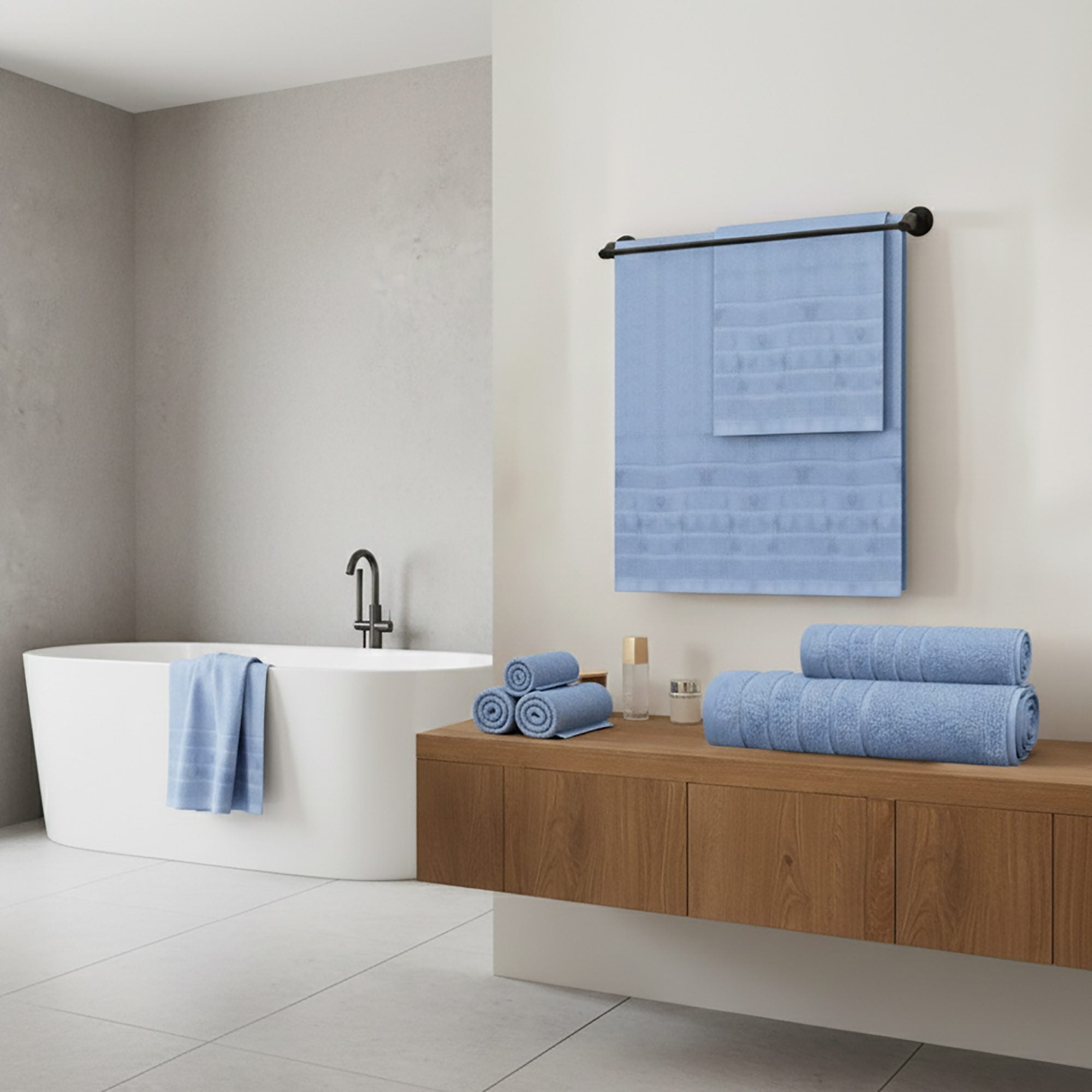 Prosop Luxury Bumbac 100% - 600g/m2 - BLEU