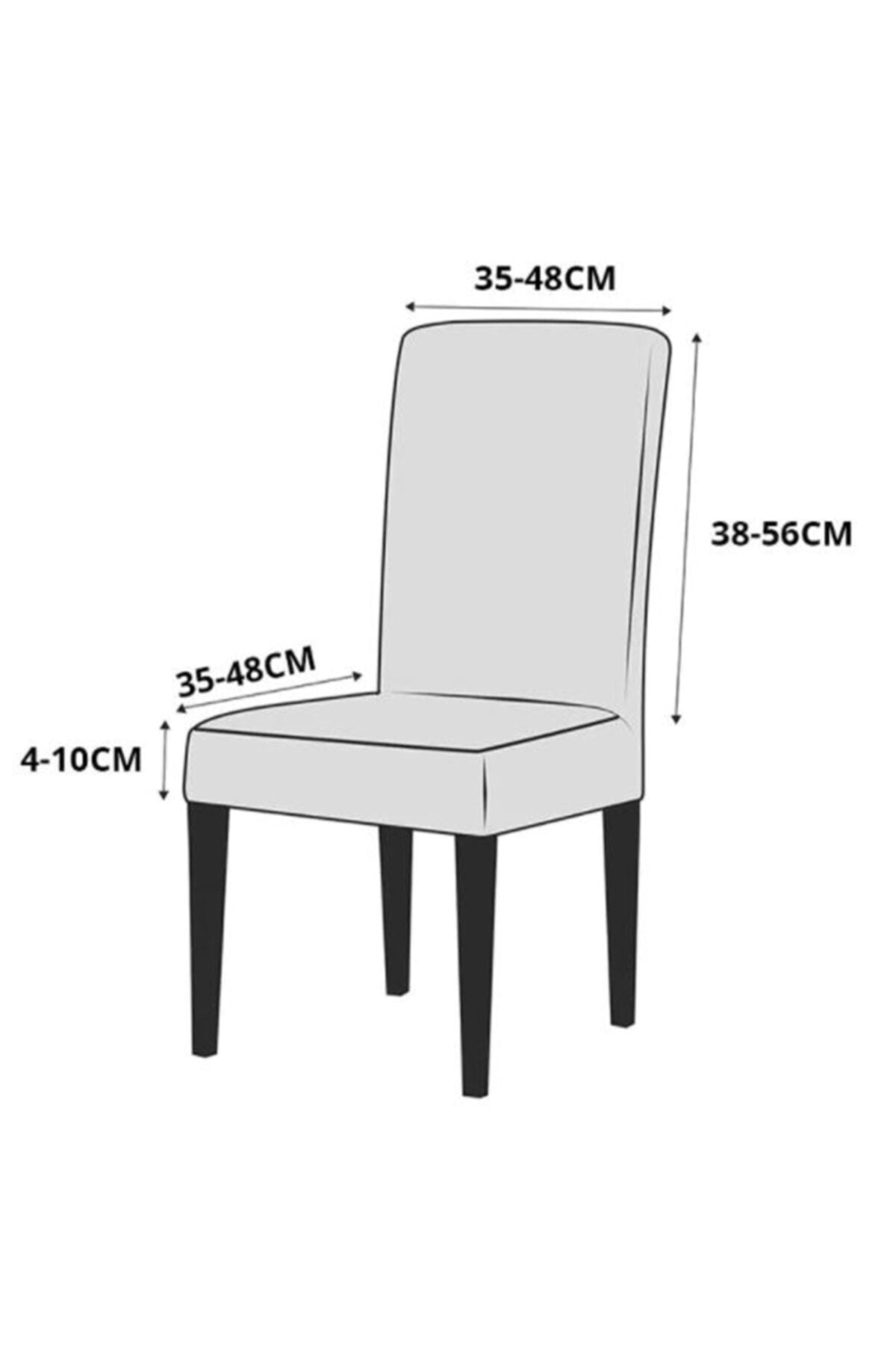 Set 6 huse de scaun Catifea - Marime universala | 5408