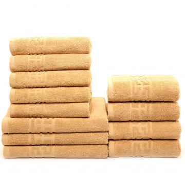 Set 12 Prosoape 100% Bumbac - Maini/Fata/Corp - 550g/m² | 8190