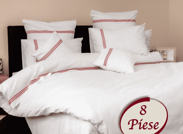 Lenjerie de pat 100% bumbac HoReCa - 8 piese | 7490-R