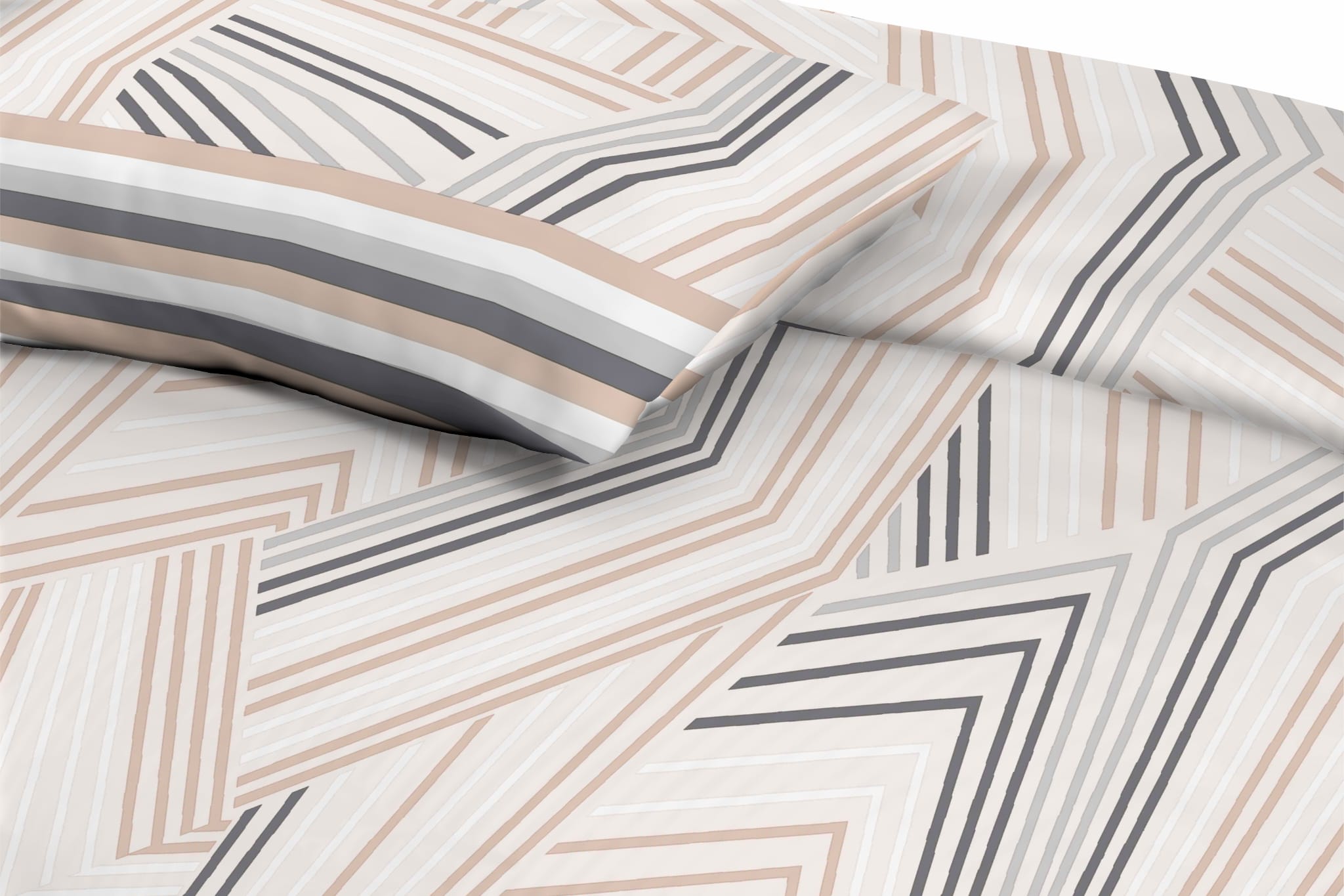 Lenjerie de pat ranforce Clasy King size  | 15604-R