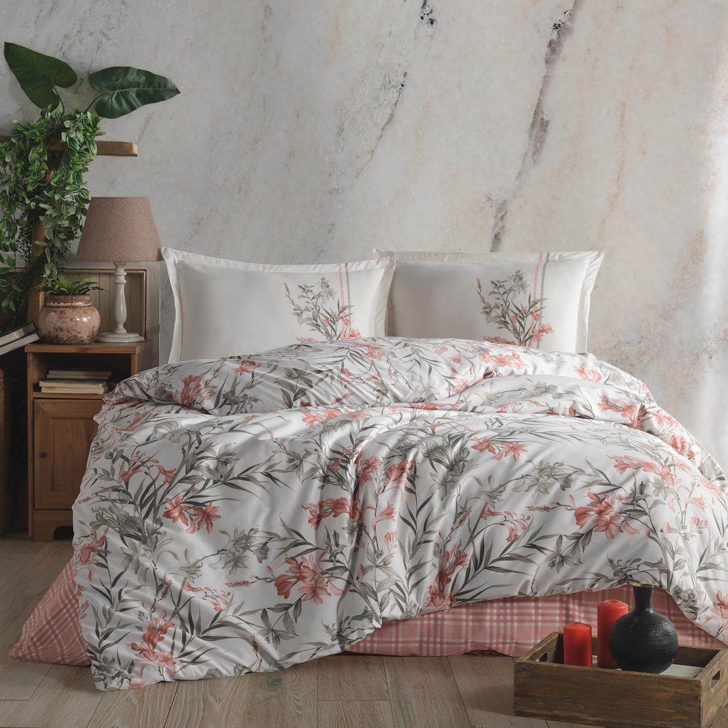 Lenjerie de pat ranforce Clasy King size  | 11247-R