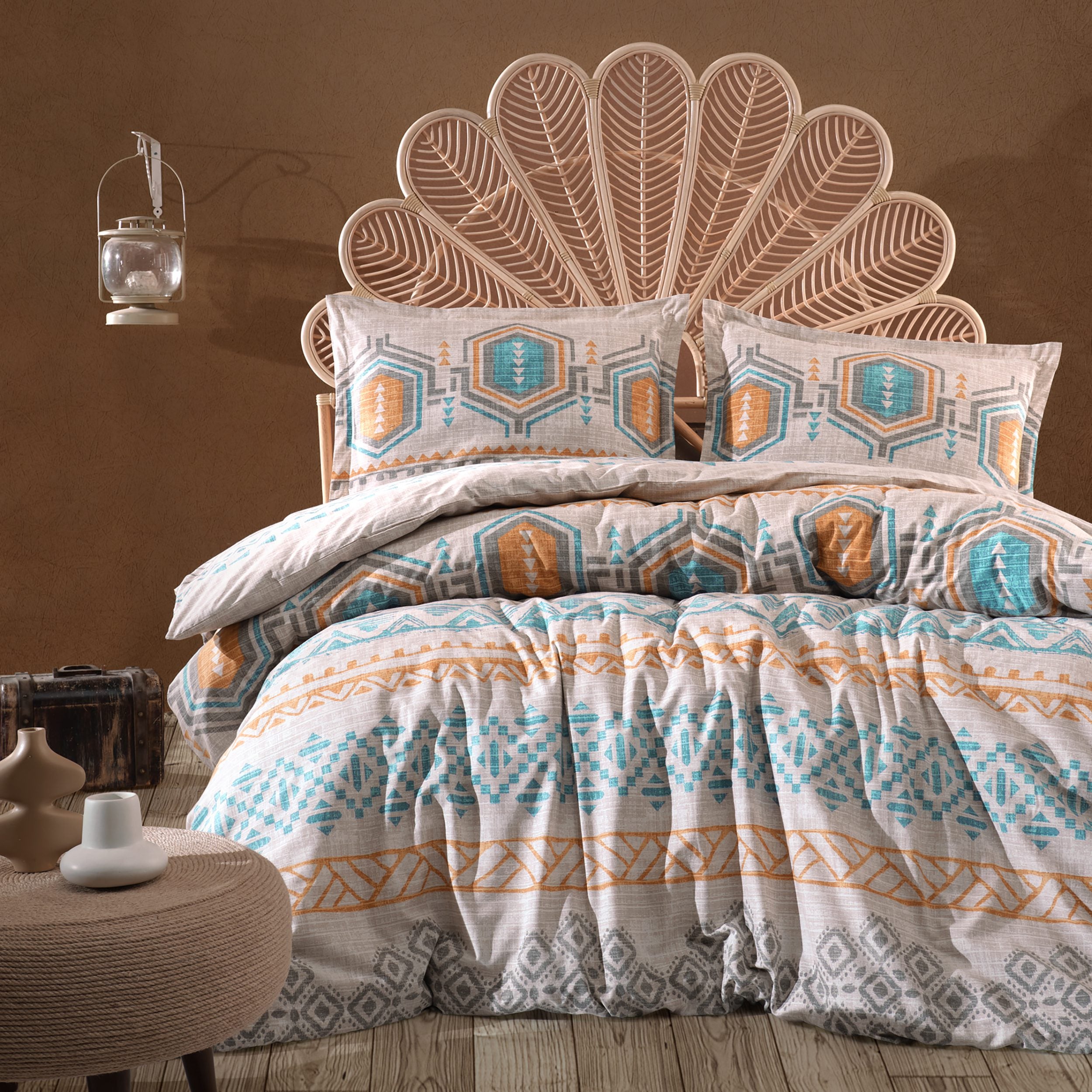 Lenjerie de pat ranforce Clasy King size  | 15590-R
