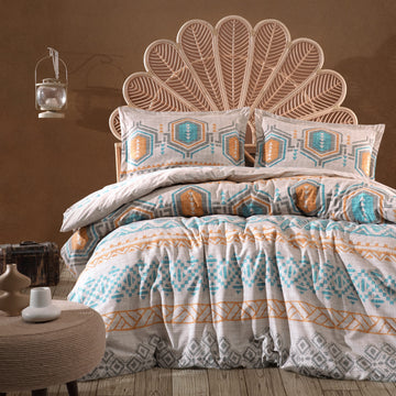 Lenjerie de pat ranforce Clasy King size  | 15590-R