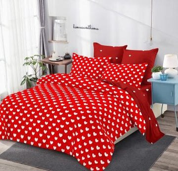Lenjerie de pat bumbac finet cu elastic – 6 piese | 16715-PR