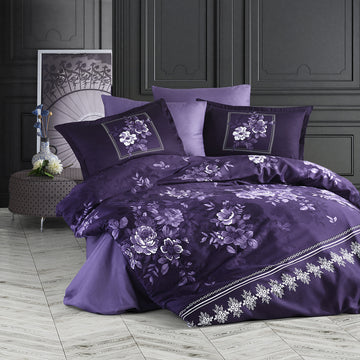 Lenjerie de pat satin Clasy King size  | 1893-R