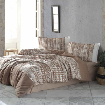 Lenjerie de pat ranforce Clasy King size  | 6894-R
