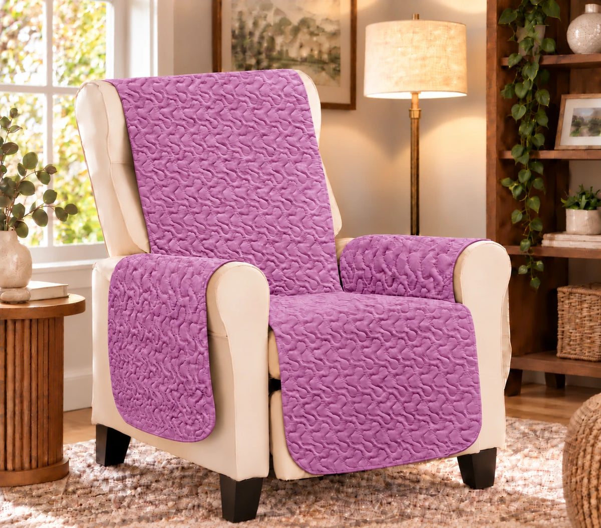 Cuvertura matlasata fotoliu – Dusty Mauve