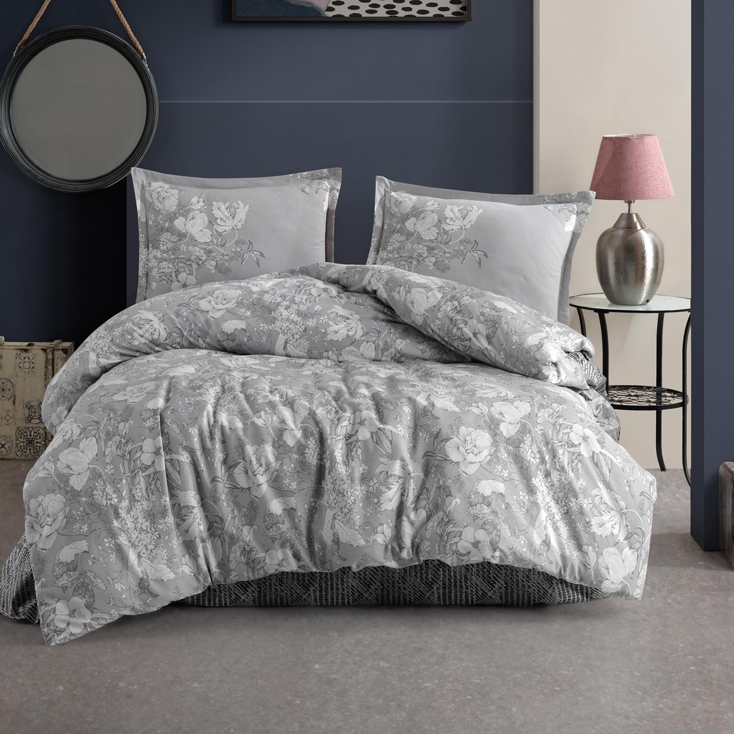 Lenjerie de pat ranforce Clasy King size  | 11291-R