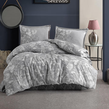 Lenjerie de pat ranforce Clasy King size  | 11291-R