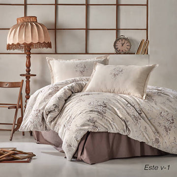 Lenjerie de pat ranforce Clasy King size  | 1856-R