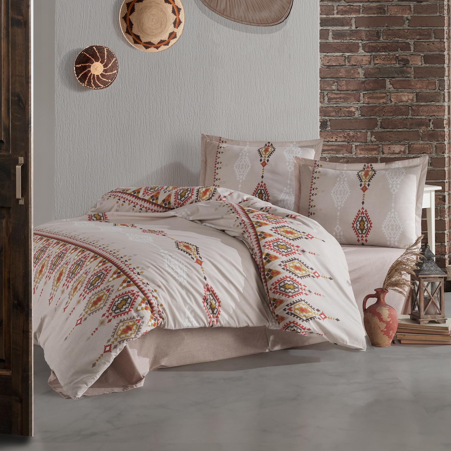 Lenjerie de pat ranforce Clasy King size  | 15582-R