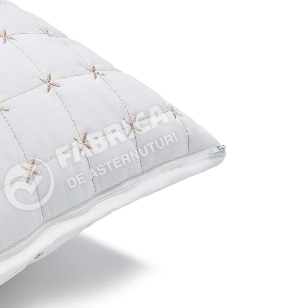 Set 2 Perne Brodate Albe - 50x70cm | 4212-F