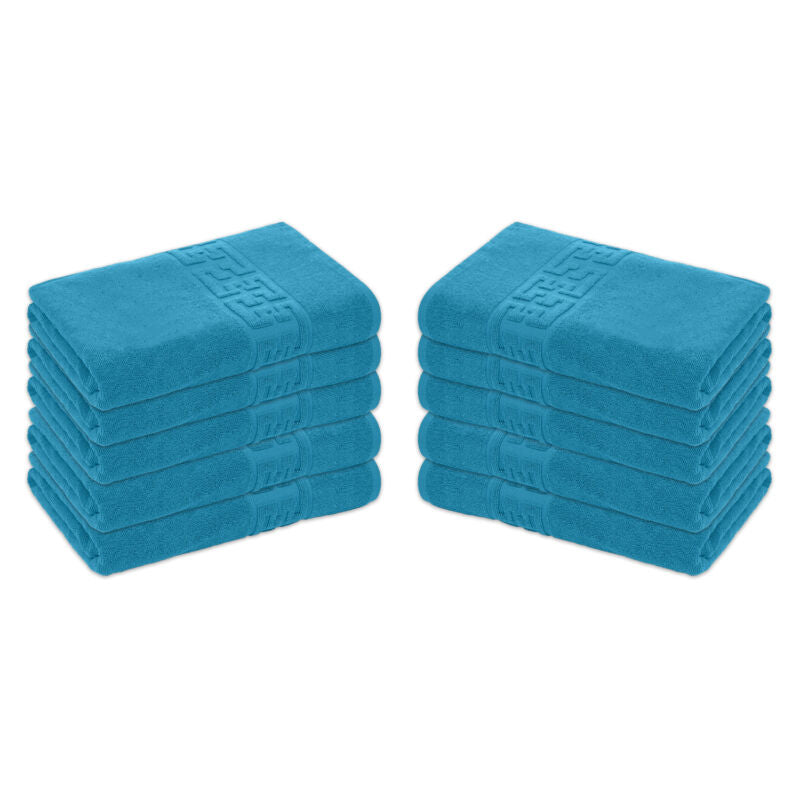 Set 10 prosoape 100% Bumbac - model GREEK Border | 0091