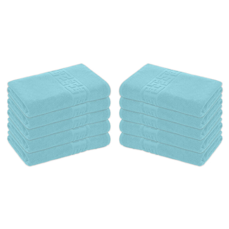 Set 10 prosoape 100% Bumbac - model GREEK Border | 0092