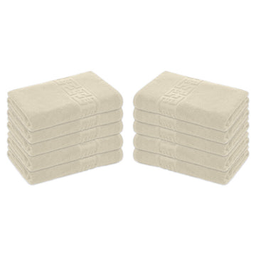 Set 10 prosoape 100% Bumbac - model GREEK Border | 0093