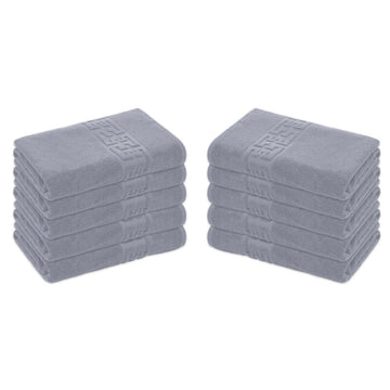 Set 10 prosoape 100% Bumbac - model GREEK Border | 0095