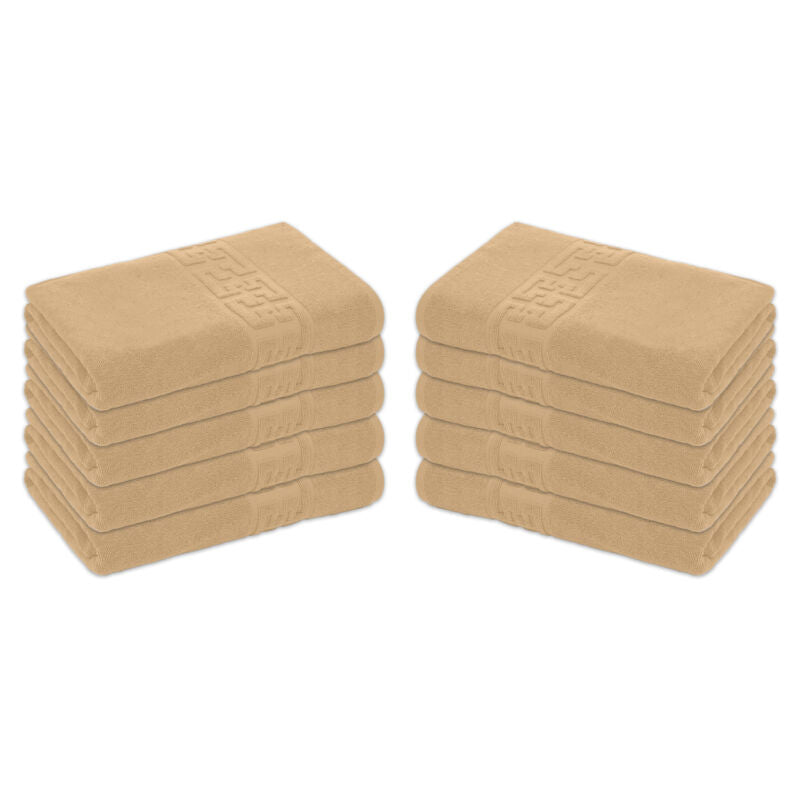 Set 10 prosoape 100% Bumbac - model GREEK Border | 0096