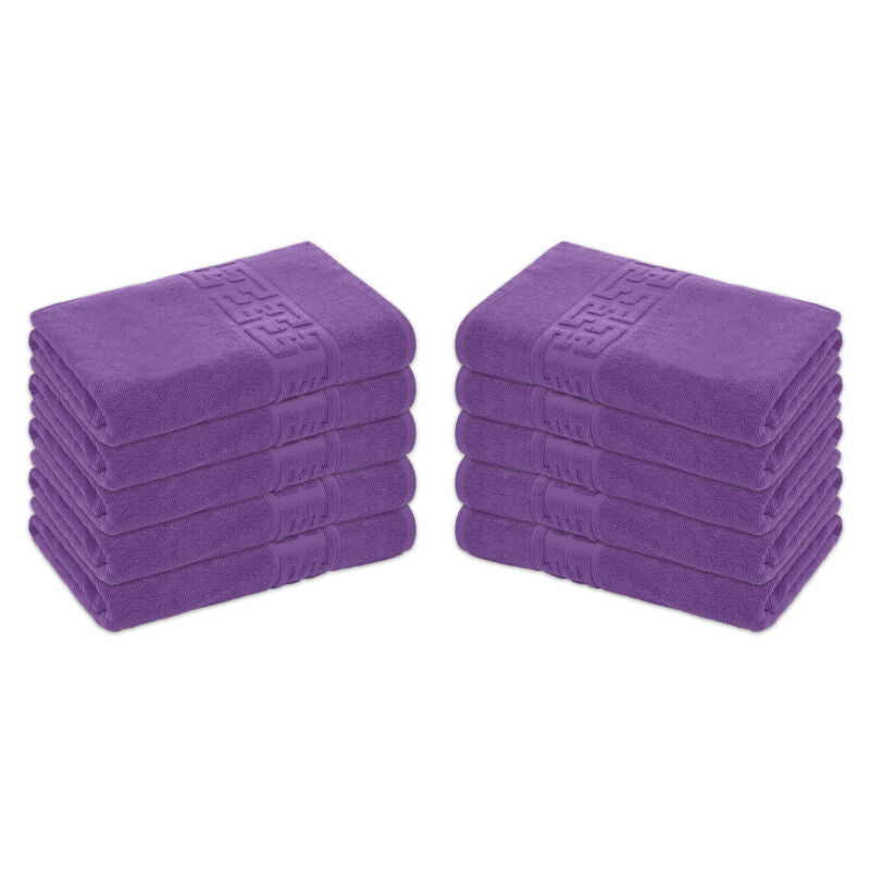 Set 10 prosoape 100% Bumbac - model GREEK Border | 0097