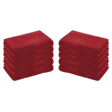 Set 10 prosoape 100% Bumbac - model GREEK Border | 0098