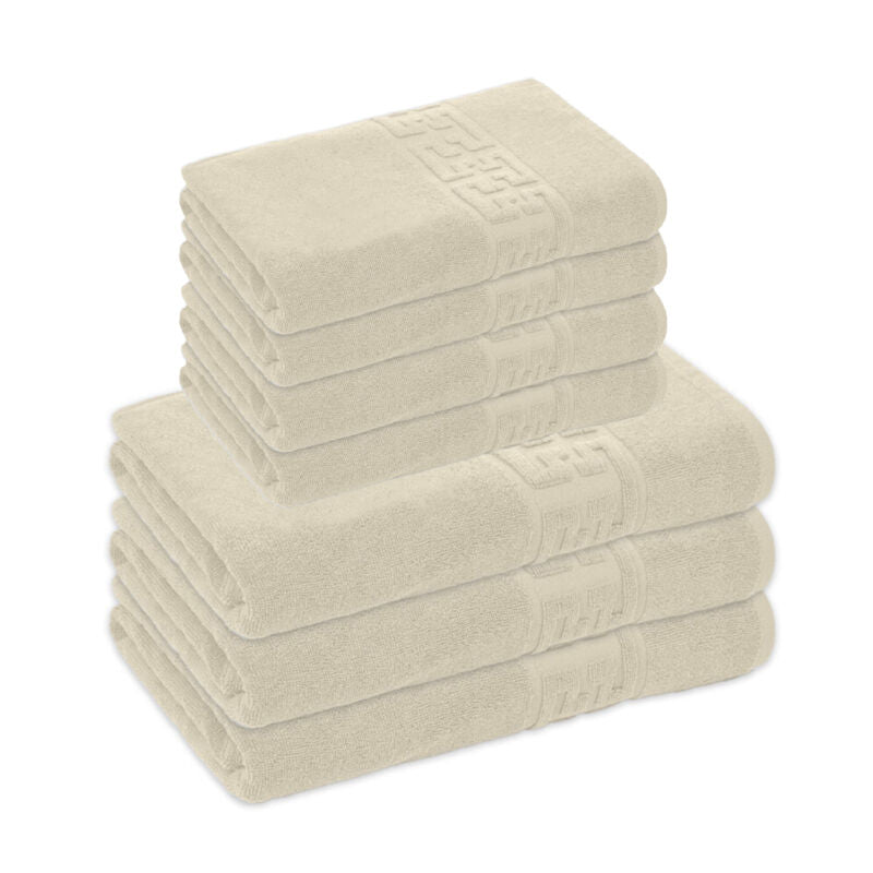 Set 7 prosoape 100% Bumbac - model GREEK Border | 0111