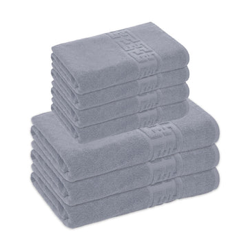 Set 7 prosoape 100% Bumbac - model GREEK Border | 0118