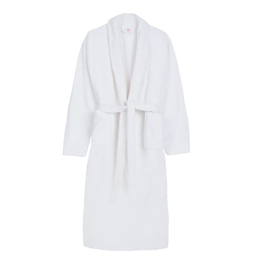 Halat de baie - Alb - Velur 100% Bumbac