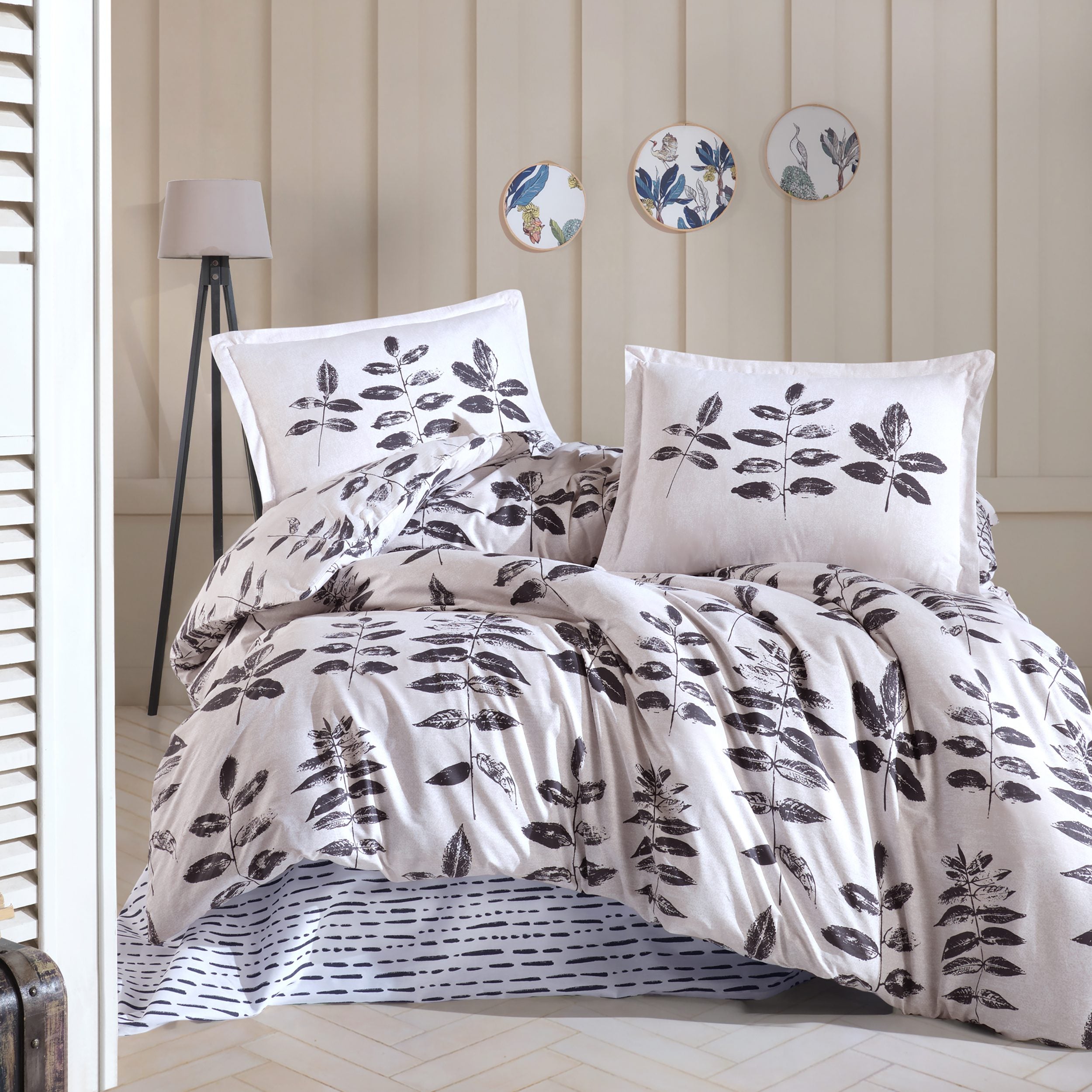 Lenjerie de pat ranforce Clasy King size  | 15592-R