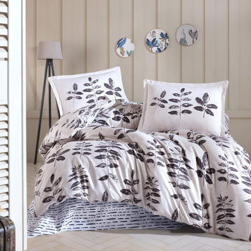 Lenjerie de pat ranforce Clasy King size  | 15592-R