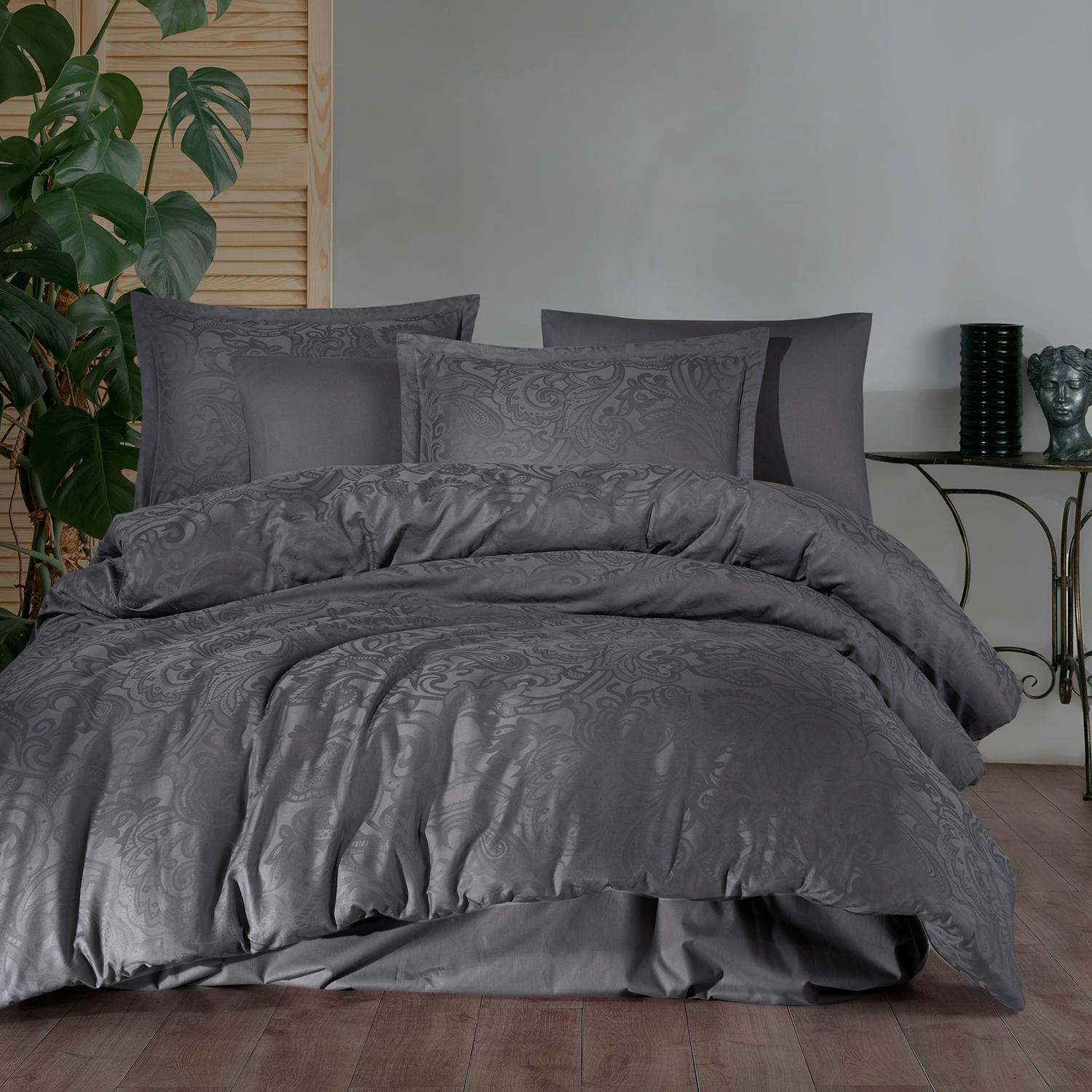 Lenjerie de pat Jacquard bumbac 100% - 6 piese | 9744-R