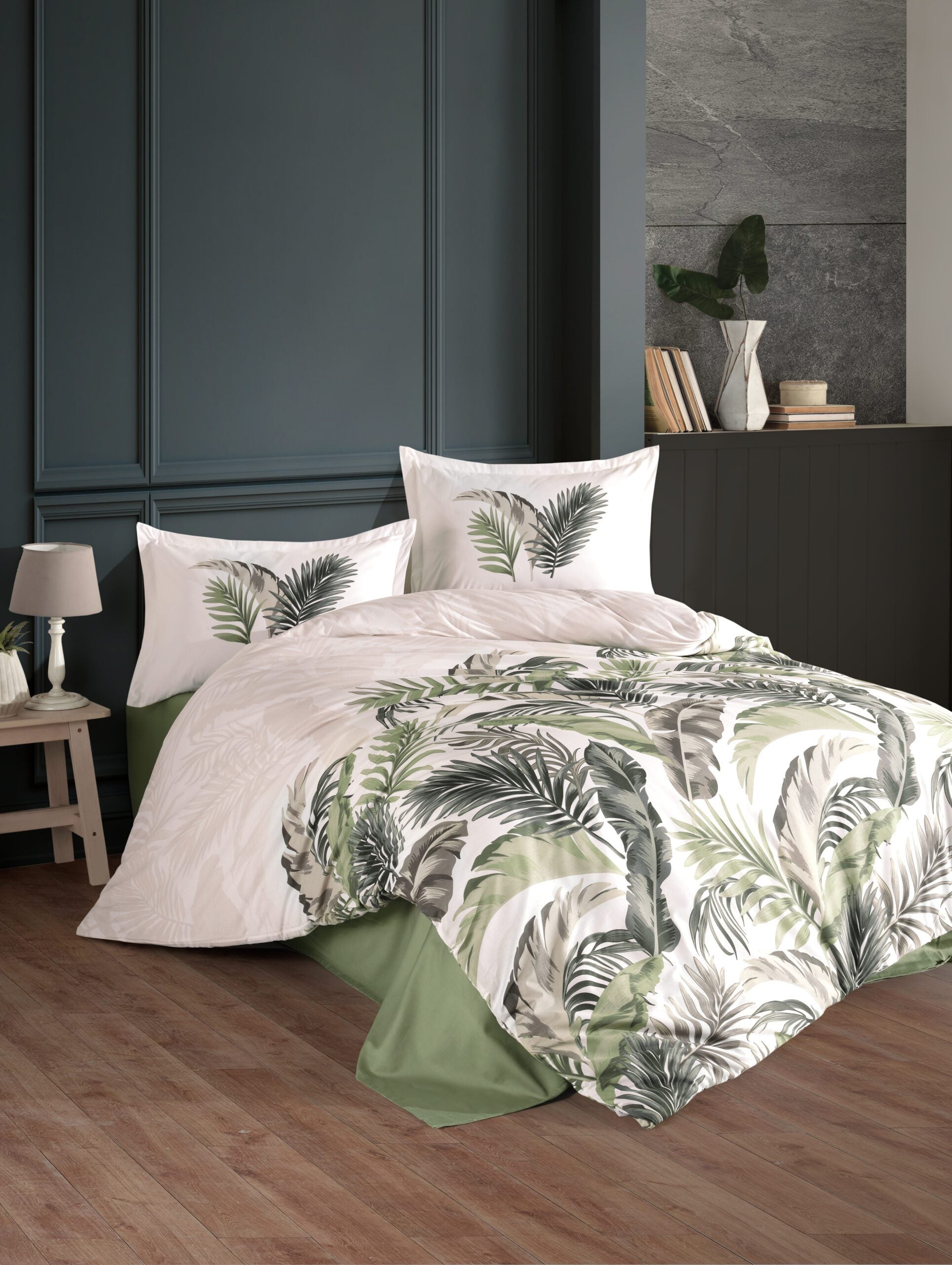 Lenjerie de pat ranforce Clasy King size  | 15584-R