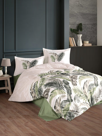 Lenjerie de pat ranforce Clasy King size  | 15584-R