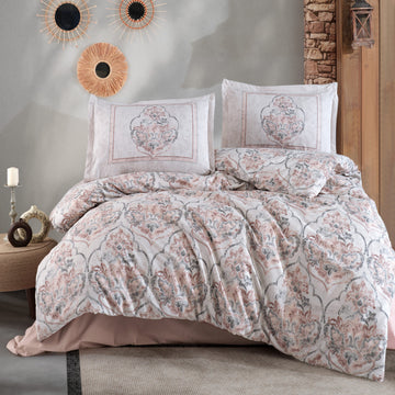 Lenjerie de pat ranforce Clasy King size  | 15593-R