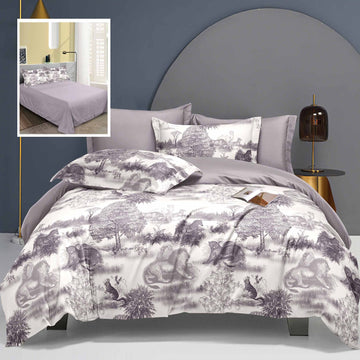 Lenjerie de pat bumbac finet Elegance – 6 piese | 10312-R
