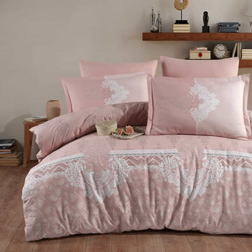Lenjerie de pat ranforce Clasy King size  | 6950-R