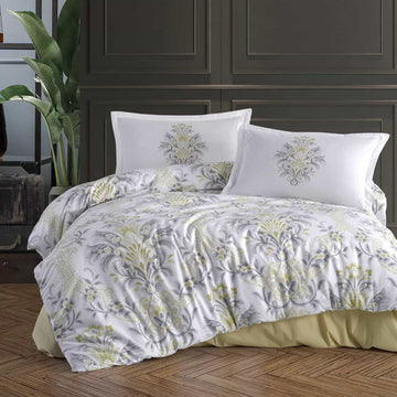 Lenjerie de pat ranforce Clasy King size  | 6891-R