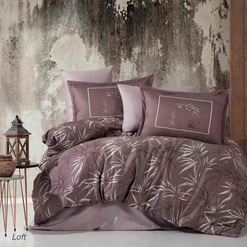 Lenjerie de pat satin Clasy King size  | 6866-R