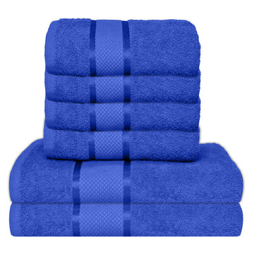 Set 6 prosoape 100% Bumbac - model NewLook Border | 0089