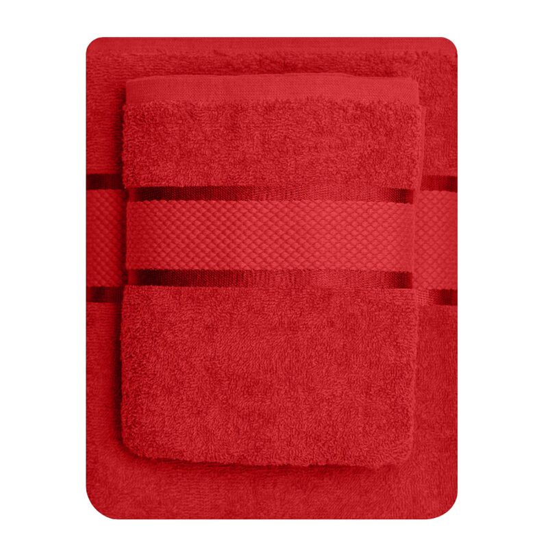 Set 2 Prosoape, 50x90 - 70x140, 100% Bumbac | 9253