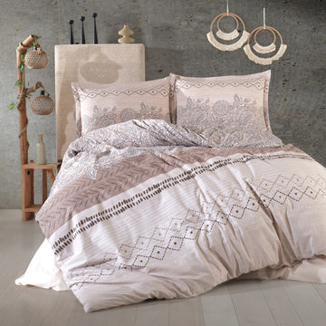 Lenjerie de pat ranforce Clasy King size  | 15594-R
