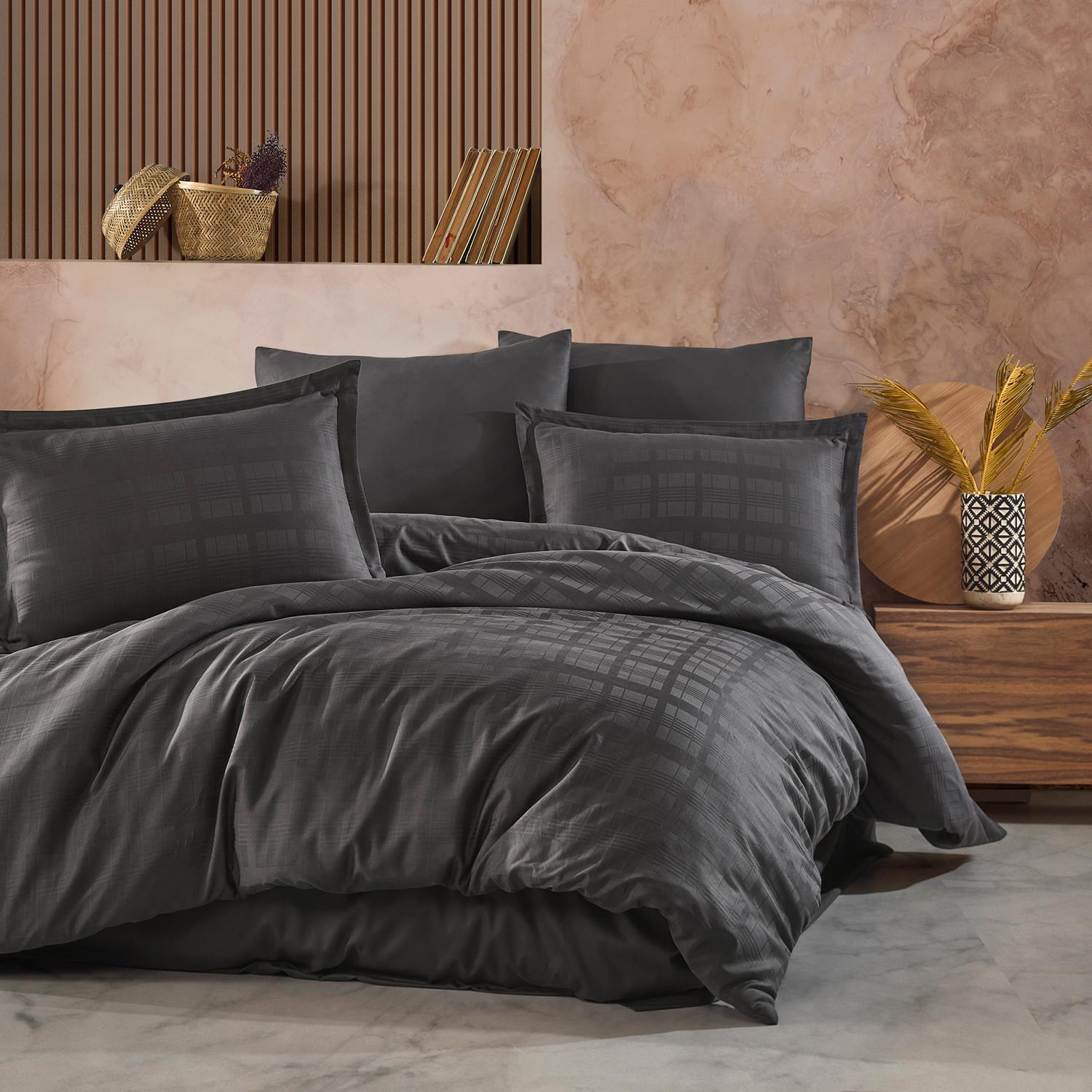 Lenjerie de pat Jacquard bumbac 100% - 6 piese | 9733-R