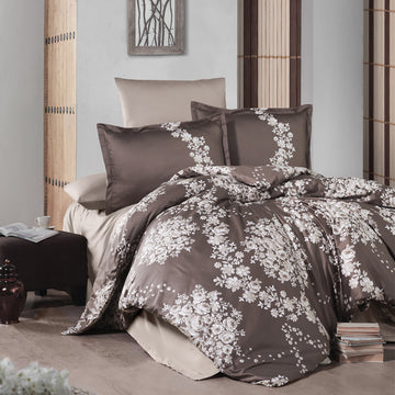 Lenjerie de pat satin Clasy King size  | 1901-R