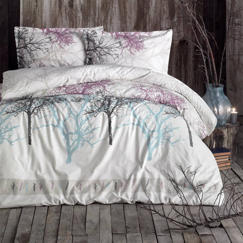 Lenjerie de pat ranforce Clasy King size  | 15572-R