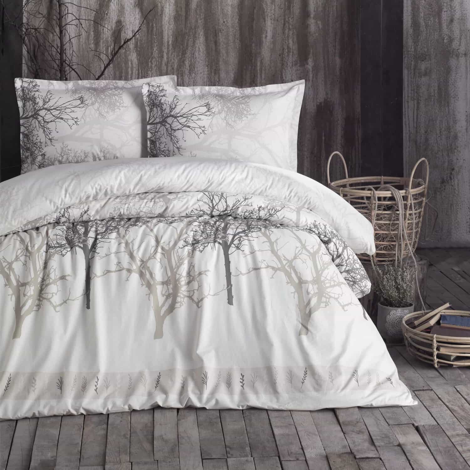 Lenjerie de pat ranforce Clasy King size  | 6888-R