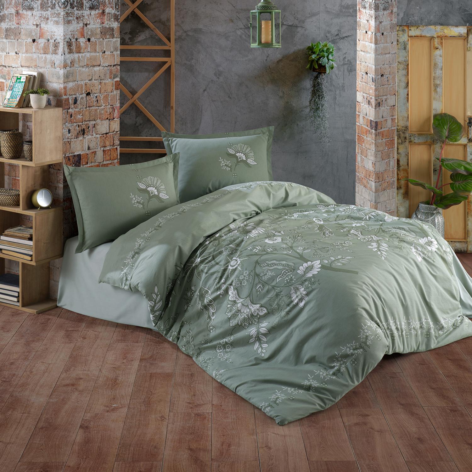 Lenjerie de pat ranforce Clasy King size  | 11288-R