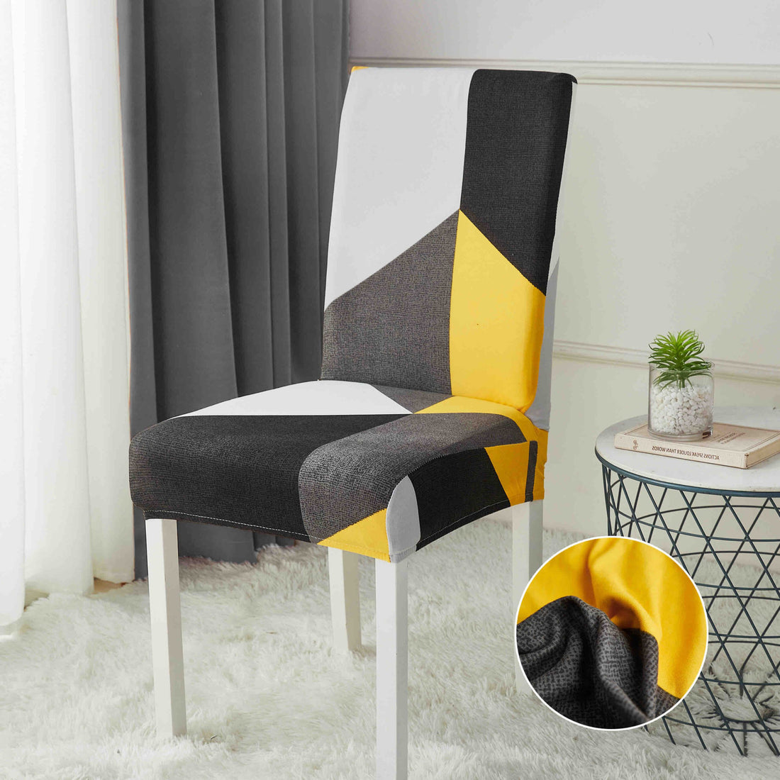 Set 6 huse de scaun Elastice - Marime universala | 5636