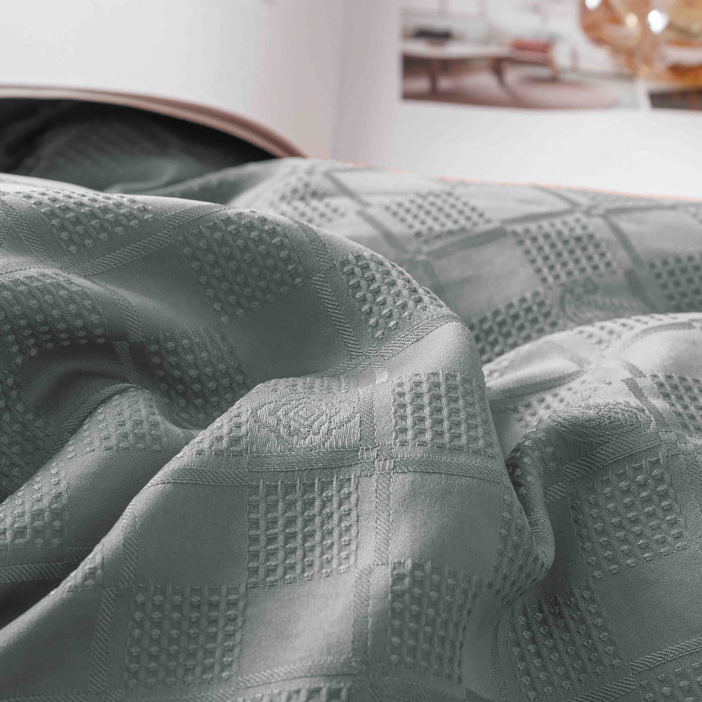 Lenjerie de pat fashion Jacquard + Finet - 6 piese | 5698-J