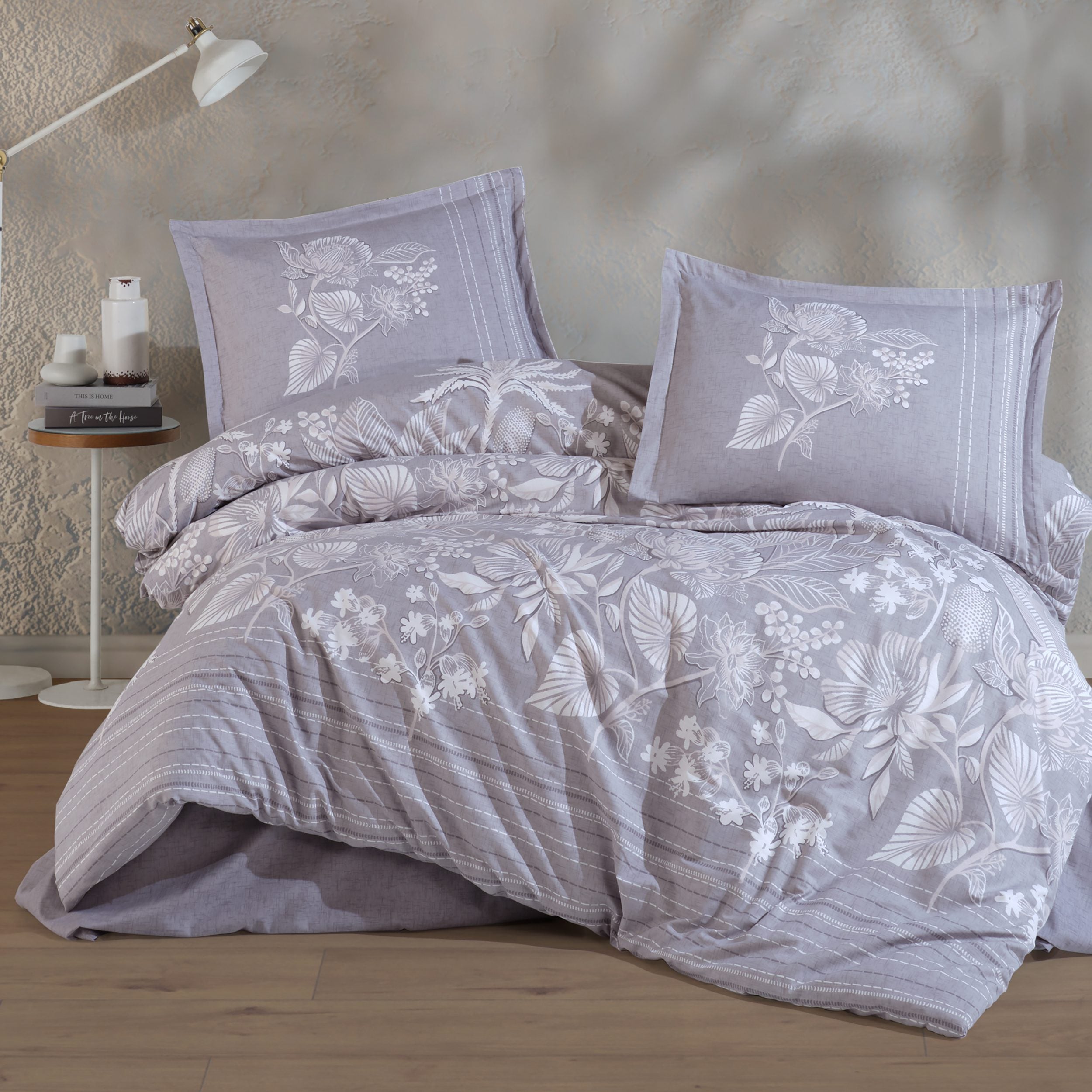 Lenjerie de pat ranforce Clasy King size  | 15595-R