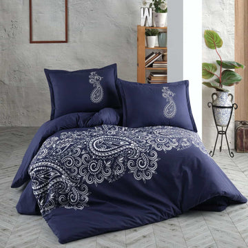 Lenjerie de pat ranforce Clasy King size  | 6916-R