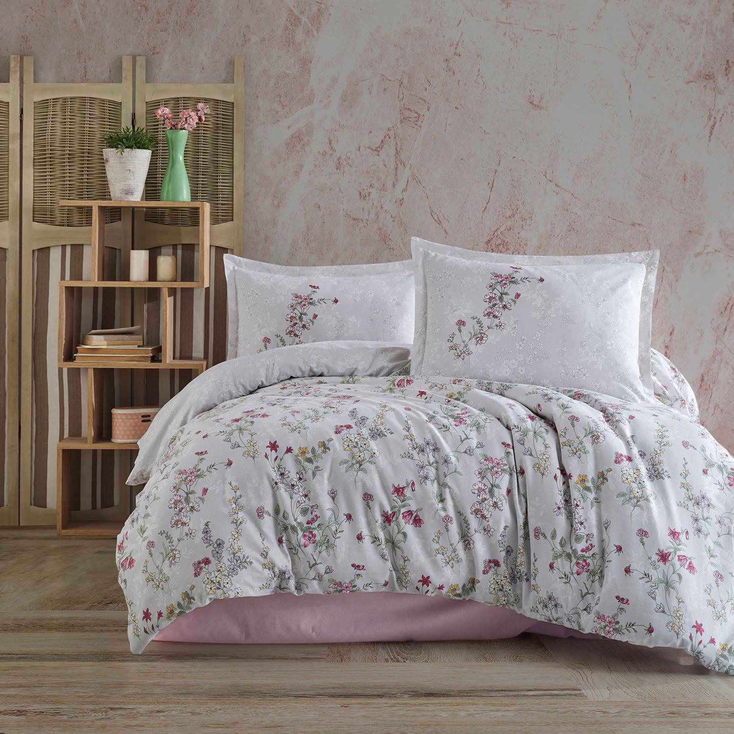 Lenjerie de pat ranforce Clasy King size  | 11250-R